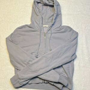 Brandy Melville cropped zip up